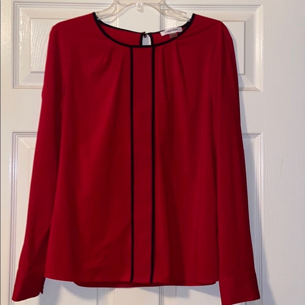 Calvin Klein Long Sleeve Blouse